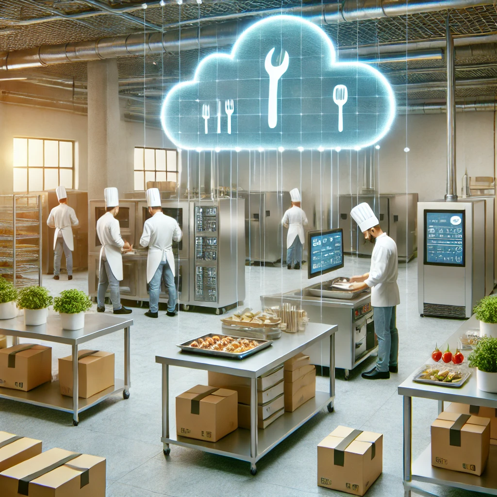 تشغيل المطابخ السحابية